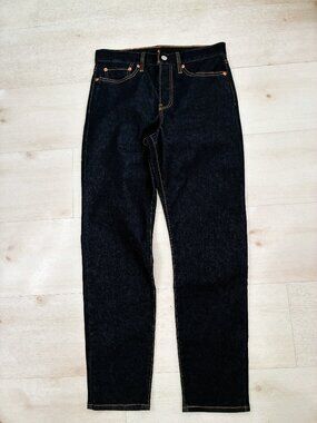 Levi's Women's Wedgie Fit Ankle Button fly Jeans in Indigo Size- 31 (Tag- 28W)